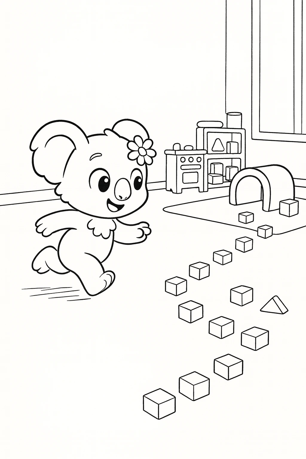 Cute Koala Coloring Book — printable coloring page 6